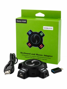 Орбита OT-PCR22 концентратор USB 2.0 (4 USB, 3.5мм)